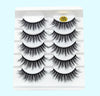 Image of Mink False Eyelashes 3D False Eyelashes Five Pairs Of Soft Cotton Stalk Eyelashes Shopping111