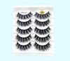 Image of Mink False Eyelashes 3D False Eyelashes Five Pairs Of Soft Cotton Stalk Eyelashes Shopping111