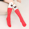 Image of Fashionable And Cute Girl Cotton Stockings Shopping