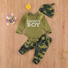 Image of New Products Set Letter Camouflage Printed Children Set Shopping