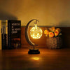 Image of Led Moon Light Wrought Iron Ornament Light Star Shape Copper Wire Light Decorative Light USB Battery Shopping