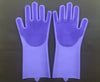 Image of Silicone Heat-resistant Cleaning Brush Scrubbing Gloves Shopping