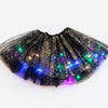 Image of Magical & Luminous  LED Princess Halloween Tutu Skirt Sequins Shiny Skirt Shopping