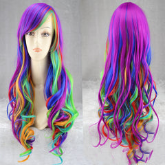 Colorful rainbow gradient hairstyle Shopping111