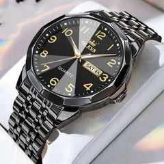 Digital Calendar Quartz Watch Waterproof Men Shopping