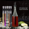 Image of Wine Bottle Cooler Stick Stainless Steel Wine Chilling Rod Leakproof Wine Chiller Beer Beverage Frozening Stick Bar Tools Shopping