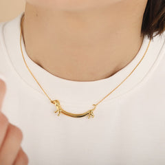 Women's Fashion Creative Niche Sausage Dog Cute Necklace Shopping