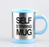 Image of Automatic Stirring Glass Lazy Electric Mug Stainless Steel Electric Rotating Coffee Cup Shopping