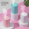 Image of Mini Humidifier With LED Night Light, Cool Mist Humidifier, USB Personal Desktop Humidifier For Car Home Mini Mist Maker With Colorful Night USB Sprayer Essential Oil Diffuser Air Purifier Shopping