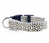 Image of LED Dog Collar Safety Adjustable Nylon Leopard Pet Collar Shopping