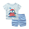 Image of Cartoon Clothing Baby Boy Summer Clothes T-shirt Baby Girl Casual Clothing Sets Shopping