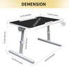 Image of Lap Desk For Laptop, Portable Bed Table Desk, Laptop Desk With LED Light And Drawer, Adjustable Laptop Stand For Bed, Sofa, Study, Reading Shopping