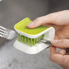 Image of U-Shaped Knife And Cutlery Cleaner Brush Home Kitchen Cleaning Brushes Bristle Scrub Kitchen Washing Shopping