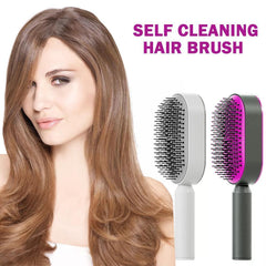 Women Fashion 3D Hair Growth Comb Hairbrush Self-Cleaning Hair Brush  Self Cleaning Hair Brush For Women Massage Scalp Promote Blood Circulation Anti Hair Loss Shopping111