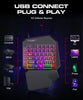 Image of Lei Lang TF900 Single Hand Mouse Keyboard Suit Shopping