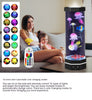 Image of Jellyfish Lava Lamp 17 Colors Changing 15inch Jellyfish Lamp With Remote Control USB Plug-in Bubble Fish Lamp Kids Night Light Creative Projector Lamp Home Decor Shopping