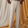 Image of Men's Business High Waist Casual Straight Trousers Shopping