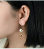 Image of Glaze Petunia Asymmetric Earrings Retro Shopping