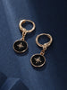 Image of Eight Awn Star Drip Glazed Cold Style High-grade Earrings Shopping