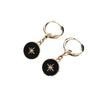 Image of Eight Awn Star Drip Glazed Cold Style High-grade Earrings Shopping