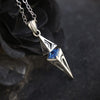 Image of Inlaid Zircon Diamond Pendant Vintage Necklace Shopping