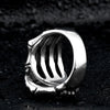 Image of Beier Personality Creative Punk Hand Bone Titanium Steel Ring Shopping