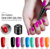 Image of 3 In 1 Gel Nail Varnish Pen Glitter One Step Nail Art Gel Polish Hybrid Shopping111