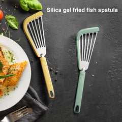 Nonstick Fish Spatula, Thin Slotted Spatulas Turner Silicone Fish Spatulas For Nonstick Cookware, High Heat Resistant BPA Free Cooking Utensils, Ideal For Fish, Eggs, Pancakes Shopping