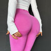 Image of Elastic tight yoga pants high waist hip fitness pants Shopping