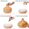 Image of Ultrasonic Aroma Diffuser Humidifier Wood Grain Shopping111