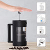 Image of French Press Coffee Maker, Camping Plastic Glass French Coffee Press, Medium Size Tea And Frothed Milk Press,100 Percent BPA Free Prensa Francesa, Rust-Free And Dishwasher Safe,12 Oz & 21 Oz Shopping