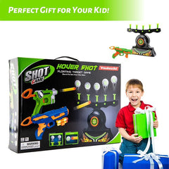 Shooting Games Toy For Age 6,7,8,9,10,Years Old Kids,Boys-Glow In The Dark Foam Blaster Toy With 10 Floating Ball Targets And 3 Foam Dart-Ideal Gift