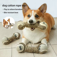 Pet Dog Toys For Large Small Dogs Toy Interactive Cotton Rope Mini Dog Toys Ball For Dogs Accessories Toothbrush Chew Premium Cotton-Poly Tug Toy For Dogs Interactive Rope Dog Toy For Medium Dogs Shopping