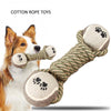 Image of Pet Dog Toys For Large Small Dogs Toy Interactive Cotton Rope Mini Dog Toys Ball For Dogs Accessories Toothbrush Chew Premium Cotton-Poly Tug Toy For Dogs Interactive Rope Dog Toy For Medium Dogs Shopping