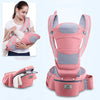 Image of Ergonomic Baby Carrier Infant Baby Hipseat Carrier 3 In 1 Front Facing Ergonomic Kangaroo Baby Wrap Sling Shopping