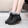 Image of Full Tendon Bottom Non-slip Waterproof Fleece Lined Thickened Thermal Cotton Boots Shopping