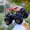 Image of 1 .14 All Terrain Off Road 2.4Ghz Remote Control Monster Trucks For Boys With LED Lights  Orange Shopping