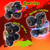 Image of 1 .14 All Terrain Off Road 2.4Ghz Remote Control Monster Trucks For Boys With LED Lights  Orange Shopping