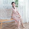 Image of Embroidered Sequins Vintage Standing Neck Cheongsam Shopping