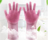 Image of Silicone Heat-resistant Cleaning Brush Scrubbing Gloves Shopping