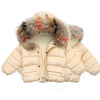 Image of 1 year old baby girl's hand-stuffed cotton coat Shopping