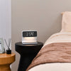 Image of Creative 3 In 1 Bedside Lamp Wireless Charging LCD Screen Alarm Clock  Wireless Phone Charger Shopping