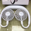 Image of Charging portable lazy fan student desktop fan hanging neck fan Shopping