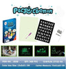 Image of Educational Toy Drawing Pad 3D Magic 8 Light Effects Puzzle Board Sketchpad Shopping