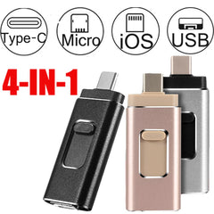 Compatible With Apple, 4 In 1 Stick For IPhoneAndroid Type C Usb Key Shopping