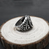 Image of Titanium Steel Personality Vintage Cross Men's Ring Shopping