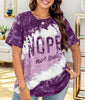 Image of Women's Letter Printed Loose T-shirt Shopping