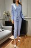 Image of Three-piece Suit Waistcoat Straight-leg Pants Ladies Shopping