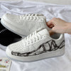 Image of Graffiti Niche Sneakers Breathable Trendy Student Casual Sneakers Shopping