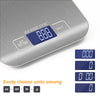 Image of Digital Electronic Kitchen Food Diet Postal Scale Weight Balance 5KG 1g 11lb Kitchen Scales Stainless Steel Weighing For Food Diet Postal Balance Measuring LCD Precision Electronic Shopping